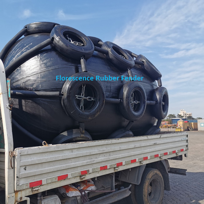 سایر تامین کنندگان دریایی قایق زیردریایی پنوماتیک لاستیکی 50Kpa 80Kpa